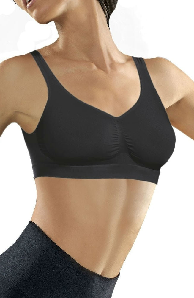 Control Body Medium Compression Push Up Bra - Nero