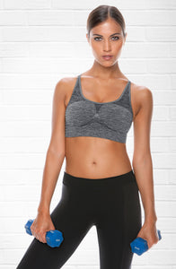 Control Body Sports Bra - Melange/Grey