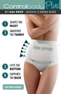 Control Body High Waist Brief - Firm Support - Various