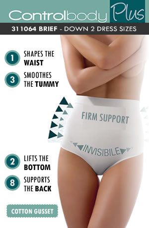 Control Body High Waist Brief - Firm Support - Various