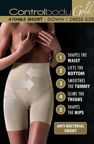 Control Body Shaping Short - Firm Support - Various 