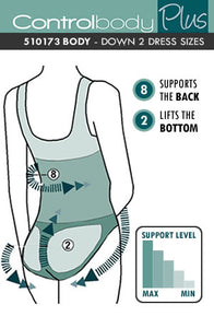 Control Body With Wide Straps- Firm Support - Various