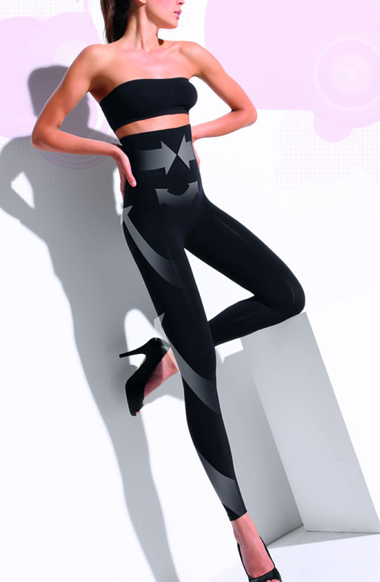 Control Body High Waist Shaping Leggings - Nero