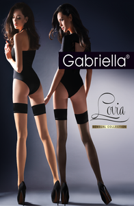 Gabriella Calze Lovia Hold Ups 633 - Beige