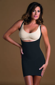 Control Body Shaping Open Bust Full Slip - Nero