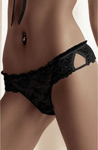 Load image into Gallery viewer, ROZA CARMEN THONG BLACK