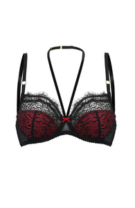 Confidante Devil Bra - Red/Black