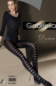   GABRIELLA GABRIELLA FANTASIA DOREN NERO - HOSIERY - (BLACK)