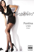 Load image into Gallery viewer,  GABRIELLA FANTASIA PUTINA UNO 472 TIGHTS HOSIERY - NERO (BLACK)