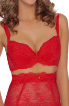 Load image into Gallery viewer,  ROZA AMBRE PUSH-UP BRA RED