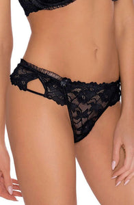  ROZA CARMEN THONG BLACK