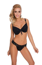Load image into Gallery viewer, ROZA DAMARIS PUSH UP BRA BLACK