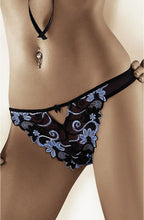 Load image into Gallery viewer, ROZA FLORENCE THONG BLUE