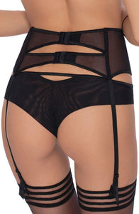 ROZA IIARIS SUSPENDER BELT BLACK
