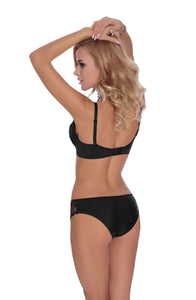 ROZA KALISI SOFT CUP BRA BLACK