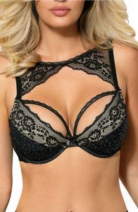 ROZA KENA PUSH UP BRA BLACK