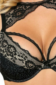 ROZA KENA PUSH UP BRA BLACK
