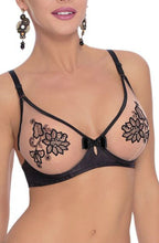Load image into Gallery viewer,  ROZA MEHENDI SOFT CUP BRA BLACK