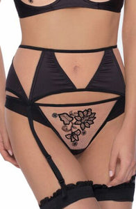 ROZA MEHENDI THONG BLACK