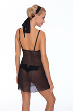 Load image into Gallery viewer, ROZA NATALI CHEMISE BLACK
