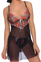Load image into Gallery viewer, ROZA NATALI CHEMISE BLACK