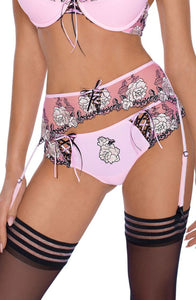 ROZA NATALI SUSPENDER BELT PINK