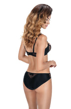 Load image into Gallery viewer, ROZA NEFER SOFT CUP BRA BLACK -SALMON