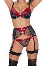 Load image into Gallery viewer, ROZA RUFINA SUSPENDER BELT BLACK