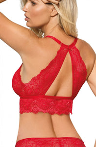 ROZA ZUZA HALF CORSET RED