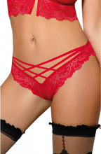 Load image into Gallery viewer, ROZA ZUZA THONG RED