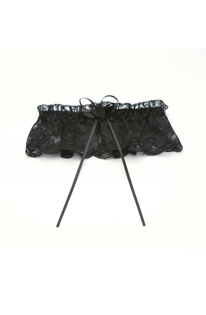 Shirley of Hollywood 18 Black Garter